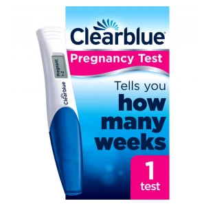 weeks test clearblue